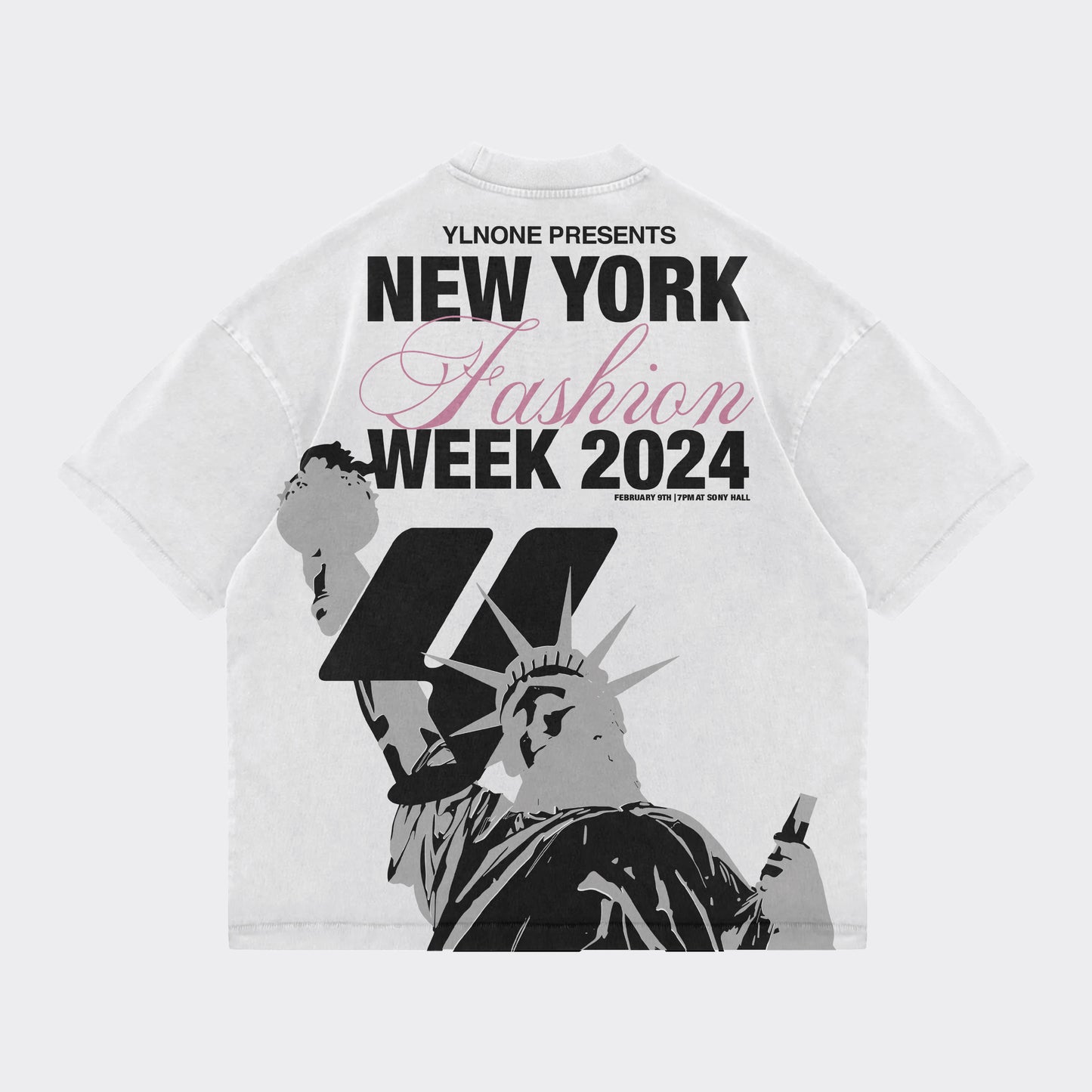 NYFW MERCH TEE(WHITE)