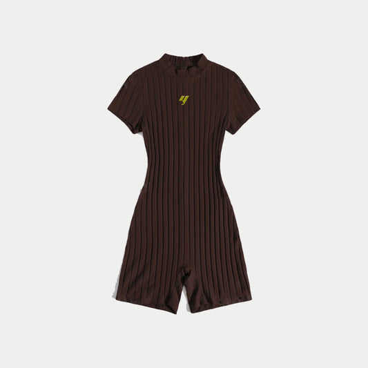 “Y” WMNS BODYSUIT(Brown)