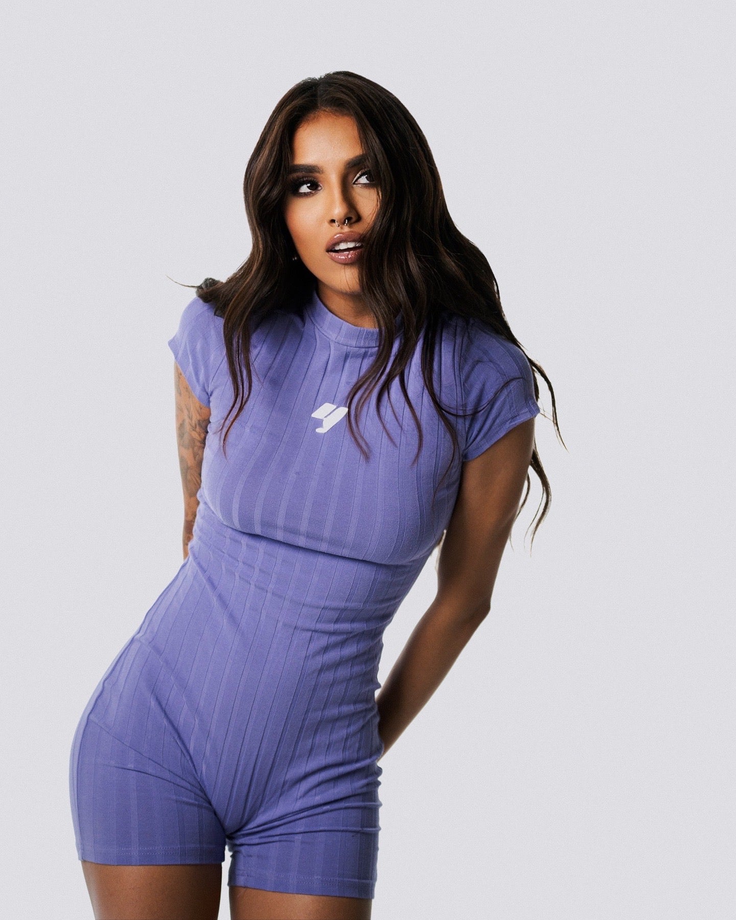 “Y” WMNS BODYSUIT (Purple)