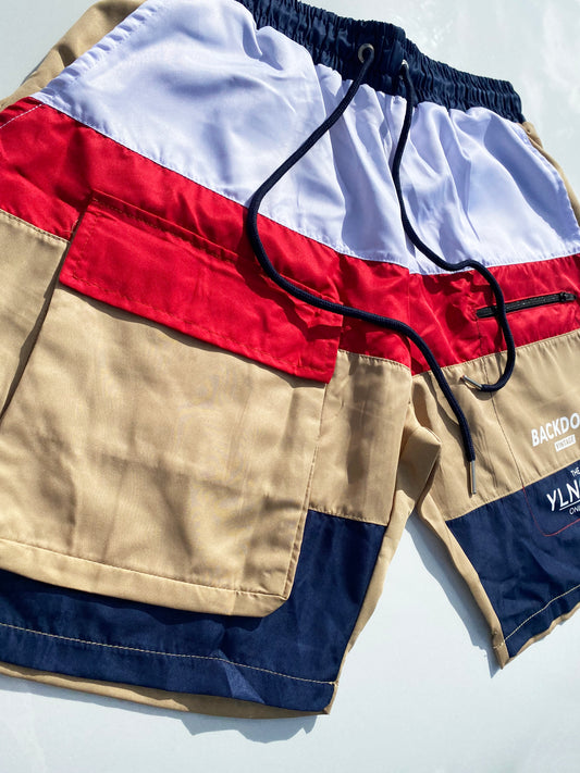 YLNONE x Back Door Vintage "Panel Short 2.0"